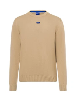HUGO Strickpullover San Cosmo Blau HUGO Strickpullover San Cosmo Blau
