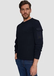 s.Oliver Strickpullover Dunkelblau