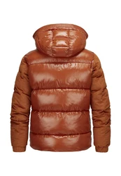 Milestone Steppjacke MSNaples Braun/Orange/Rot