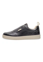 N91 Court M AC Sneaker Creme/Schwarz/Beige/Blau/Dunkelgrün