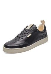 N91 Court M AC Sneaker Creme/Schwarz/Beige/Blau/Dunkelgrün
