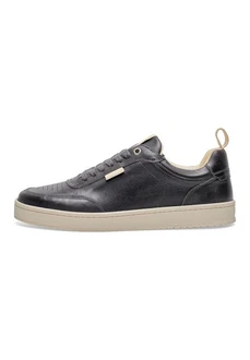 N91 Court M AC Sneaker Creme/Schwarz/Beige/Blau/Dunkelgrün