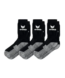 Erima Sportsocken 3-Pack Blau/Dunkelgrau/Dunkelblau/Schwarz/Grün