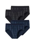 Schiesser Slip Original Classics Dunkelblau/Blau/Hellblau