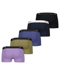 BOSS Retro Pants Herren Retropants TRUNK 5er PACK ESSENTIAL Dunkelblau/Lila