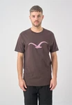 Cleptomanicx T-Shirt Mowe Lila/Dunkelrot/Bordeaux