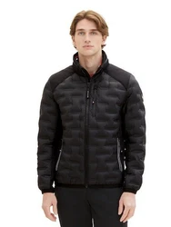 TOM TAILOR Jacke Schwarz/Rot/Lila