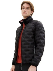 TOM TAILOR Jacke Schwarz/Rot/Lila