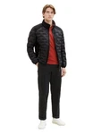 TOM TAILOR Jacke Schwarz/Rot/Lila