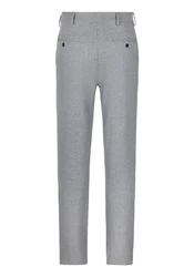John Devin Stretch-Hose regular-fit Hellgrau/Grau