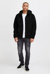 11 Project Fellimitatjacke PRDaag Schwarz