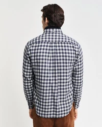 Gant Langarmhemd REG FLANNEL CHECK SHIRT blau
