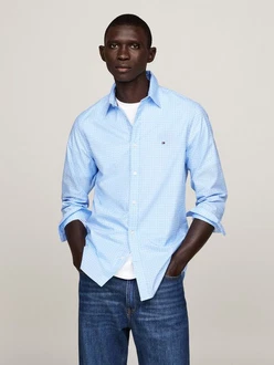 Tommy Hilfiger Langarmhemd POPLIN PRINT SF SHIRT Tommy Hilfiger Langarmhemd POPLIN PRINT SF SHIRT