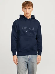 Jack & Jones Sweatshirt JORFREDERIKSBERG Dunkelblau