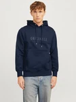 Jack & Jones Sweatshirt JORFREDERIKSBERG Dunkelblau