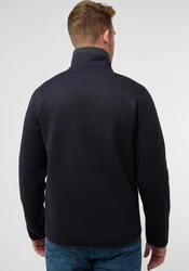 Jack Wolfskin Fleecejacke KAMINFEUER JKT Dunkelblau/Schwarz