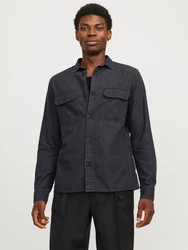 Jack & Jones Hemd JJETravis Dunkelblau/Dunkelgrau/Schwarz/Grau/Blau