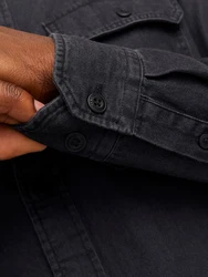 Jack & Jones Hemd JJETravis Dunkelblau/Dunkelgrau/Schwarz/Grau/Blau