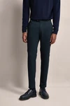 bugatti Chinohose moderner Schnitt Dunkelblau/Hellblau/Türkis/Blau