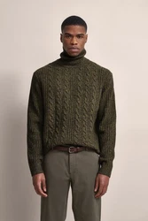 bugatti Rollkragenpullover Dunkelgrün