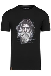 Almgwand Trachtenshirt HAUNSBERGALM Herren offweiß/schwarz