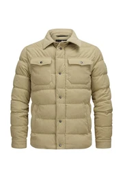 Steppjacke MSNewport mit Logo Badge
