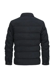 Milestone Steppjacke MSNewport mit Logo Badge Dunkelblau/Schwarz/Blau/Hellblau