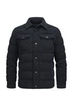Milestone Steppjacke MSNewport mit Logo Badge Dunkelblau/Schwarz/Blau/Hellblau