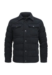Steppjacke MSNewport mit Logo Badge