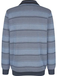 Babista Sweatshirt LUCIVEROZI blau/hellblau gestreift