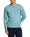 Lyle & Scott Strickpullover Rundhalsausschnitt Hellblau/Blau/Türkis