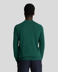 Lyle & Scott Strickpullover Rundhalsausschnitt Dunkelgrün/Grün