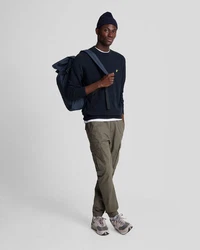 Lyle & Scott Strickpullover Rundhalsausschnitt Dunkelblau/Blau/Grün