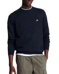 Lyle & Scott Strickpullover Rundhalsausschnitt Dunkelblau/Blau/Grün