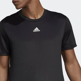 T-Shirt HIIT 3 Streifen Herren Trainins T-Shirt schwarz