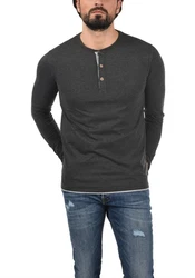 Indicode Rundhalsshirt Longsleeve Hellblau/Grau/Dunkelblau/Bordeaux/Blau