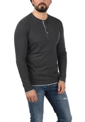 Indicode Rundhalsshirt Longsleeve Hellblau/Grau/Dunkelblau/Bordeaux/Blau