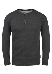 Indicode Rundhalsshirt Longsleeve Hellblau/Grau/Dunkelblau/Bordeaux/Blau