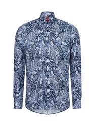 Finshley & Harding Outdoorhemd Blau/Dunkelblau/Hellblau