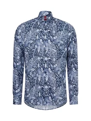Finshley & Harding Outdoorhemd Blau/Dunkelblau/Hellblau