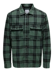 ONLY & SONS Langarmhemd ONSOLIVER Grün