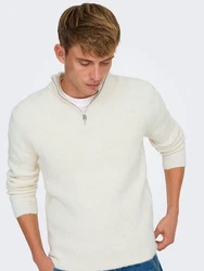 Only & Sons Pullover ONSTegan weiß