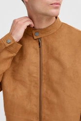 !Solid Lederjacke SDVAMOSA Braun/Beige