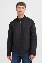 !Solid Lederjacke SDVAMOSA Dunkelbraun/Schwarz/Braun