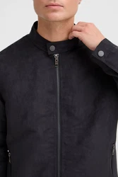 !Solid Lederjacke SDVAMOSA Dunkelbraun/Schwarz/Braun