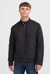 !Solid Lederjacke SDVAMOSA Dunkelbraun/Schwarz/Braun