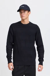 Strickpullover CFKARL structured crew neck knit schicker Strickpullover