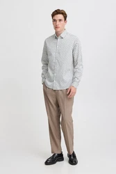 Casual Friday Businesshemd ANTON Grün/Khaki/Weiß/Creme