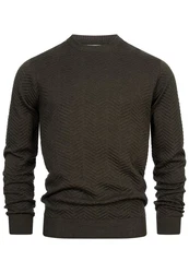 Kronstadt Pullover KSCarlo Carlo Dunkelgrün/Khaki