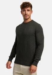 Kronstadt Pullover KSCarlo Carlo Dunkelgrün/Khaki